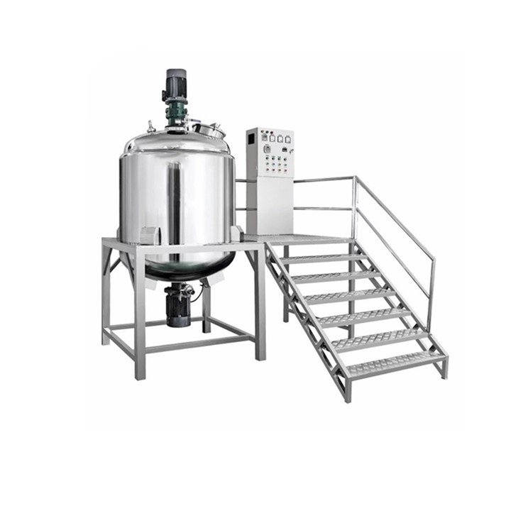Peralatan Pembuatan Kosmetik Tangki Pencampur Pengemulsi Vakum